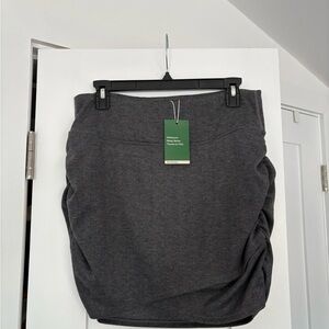HALARA Gray Stretchy Mini Skirt